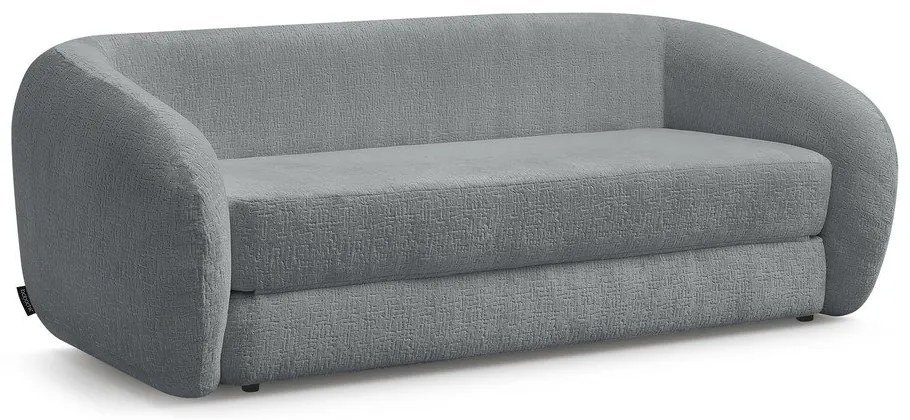 Sötétszürke zsenília kinyitható kanapé 228 cm Neyo – Bobochic Paris