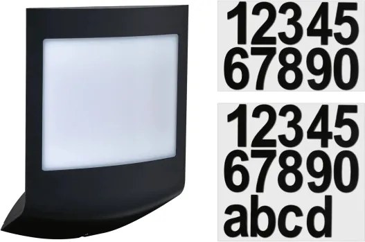 Paulmann 94513 - RGBW LED/8,2W IP44 Dimmelhető házszámvilágítás PADEA 230V