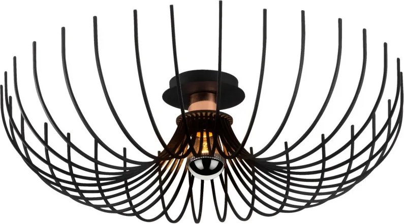 Aspendos N-639 fekete fém függőlámpa, Ø56 cm