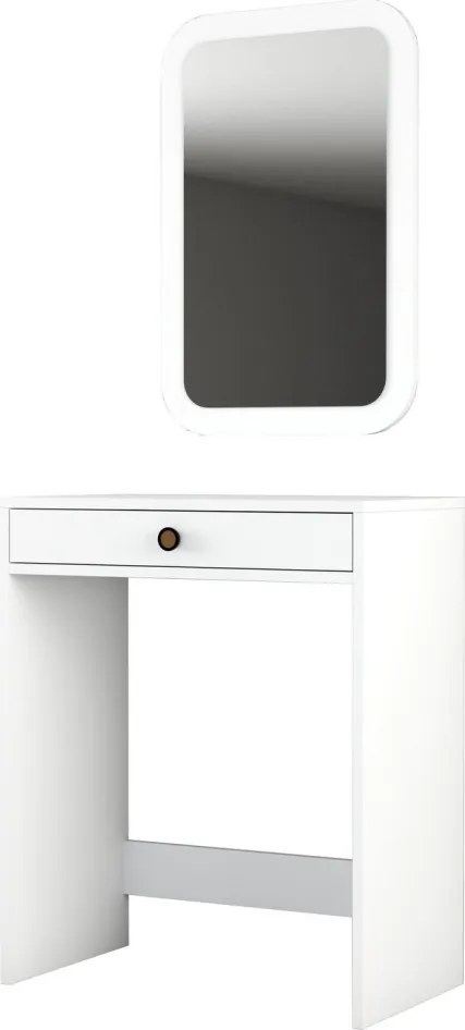 Lizbon fésülködőasztal, fehér, 70 cm – TR845HCT5376