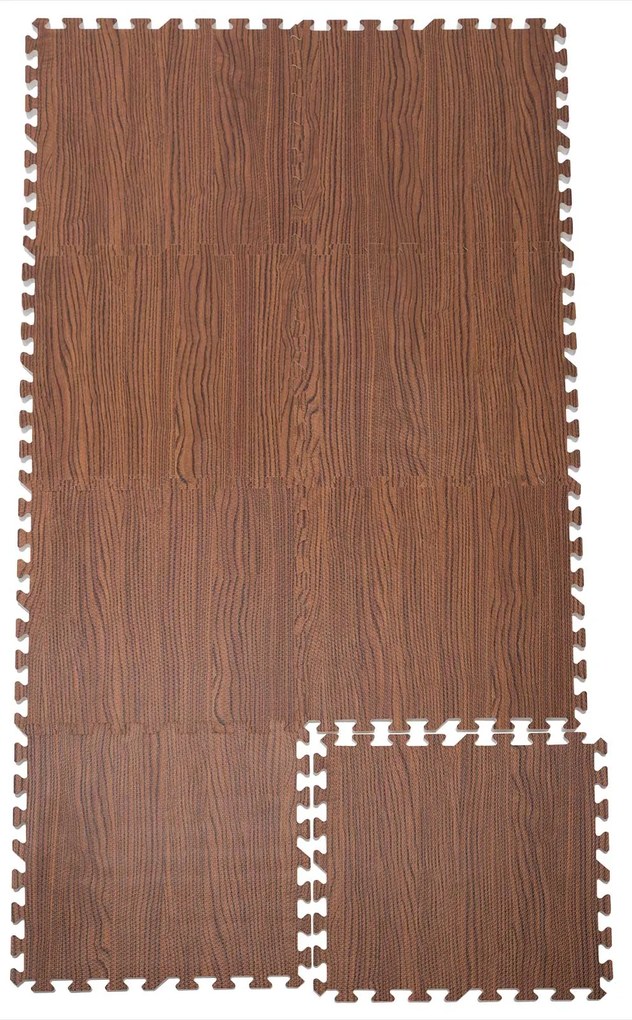 Deuba Védő padlószőnyeg szett 8 db - barna