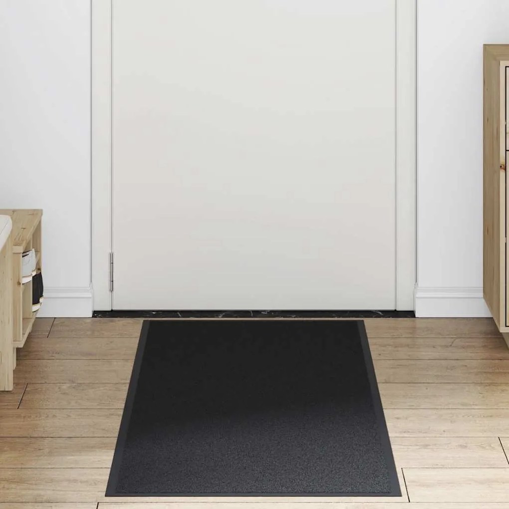 lábtörlő fekete 60x180 cm