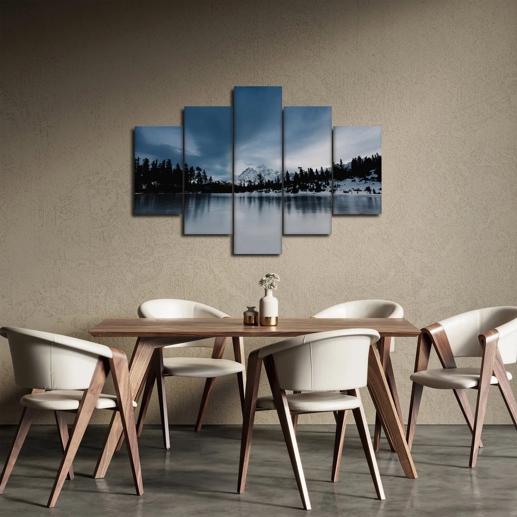 Kép - A befagyott tón (150x105 cm)
