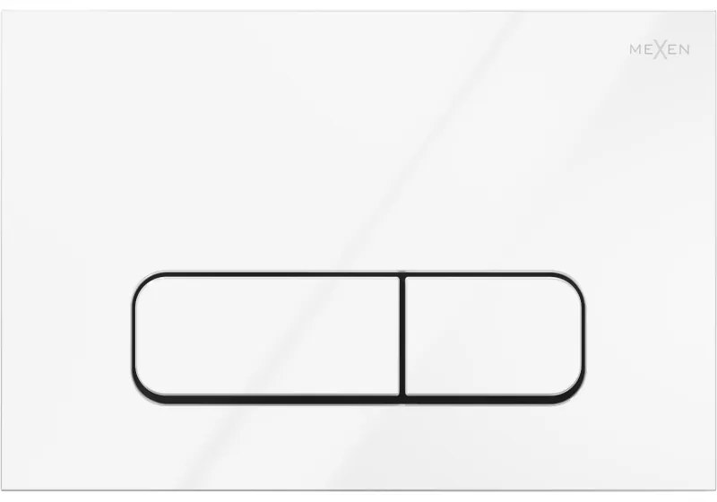 Mexen Fenix 02 öblítőgomb, fényes fehér - 600200