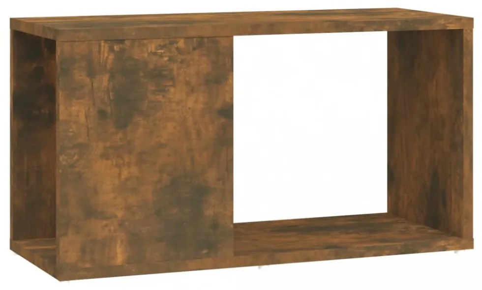 füstös tölgy színű szerelt fa TV-szekrény 60 x 24 x 32 cm