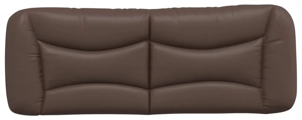 barna műbőr fejtámla párna 140 cm