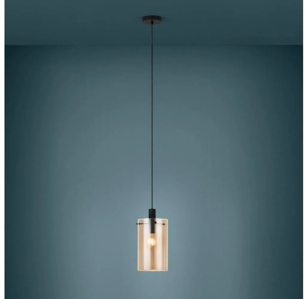 Eglo 39537 - Csillár zsinóron POLVERARA 1xE27/40W/230V