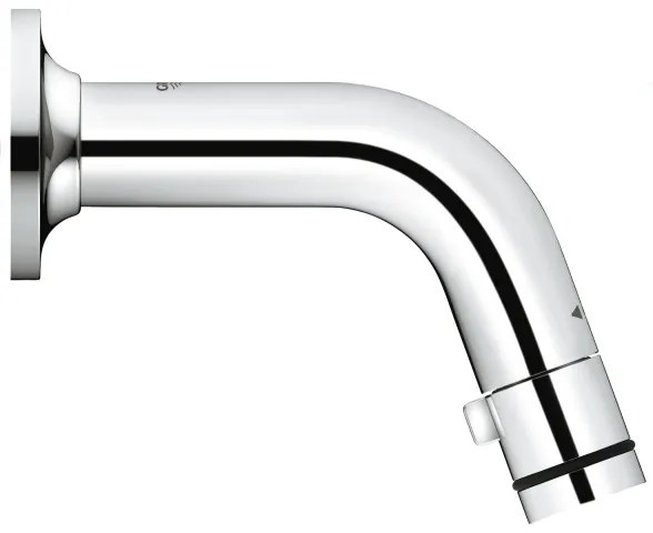 GROHE 20205000 - UNIVERSAL falra szerelhető szelep, 106 mm, fényes króm