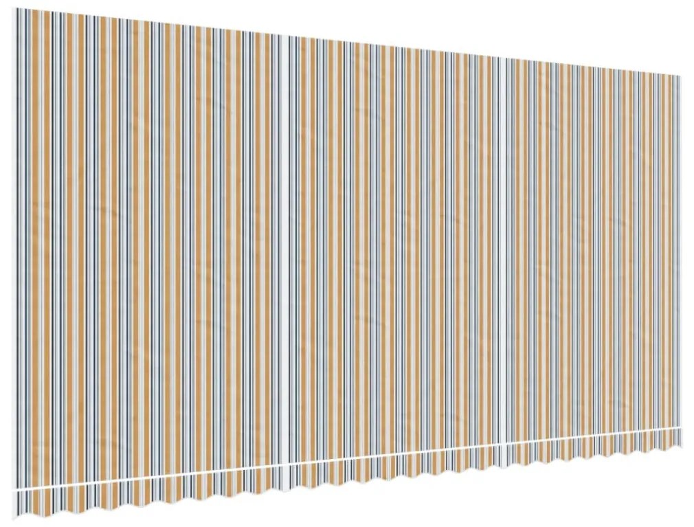 Többszínű csíkos pótszövet napellenzőhöz 6 x 3 m