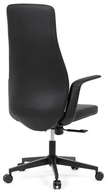 Fekete Ekobőr Irodai Főnöki Szék, Hinta Mechanikával. KA-T8325 BK