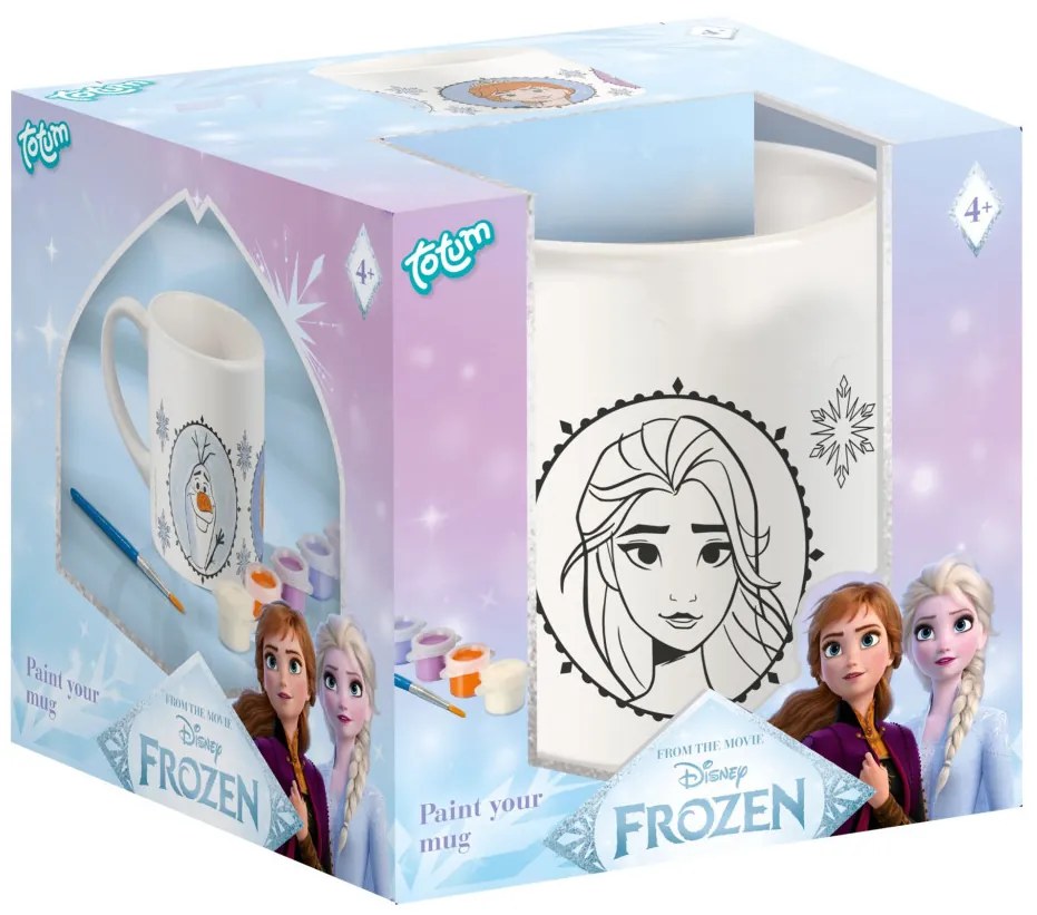 Disney Jégvarázs Destiny festhető porcelán bögre 235 ml Díszdobozban
