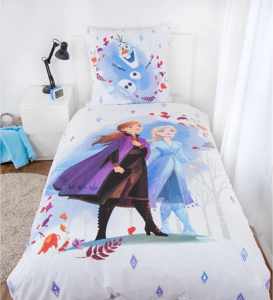 Herding Pamut ágynemű Jégkirályság, 135 x 200 cm, 80 x 80 cm