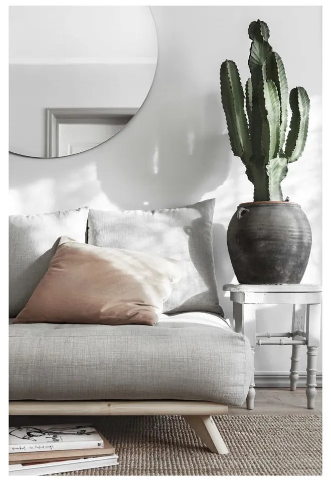 Senza Natural Clear/Grey lábtartó - Karup Design