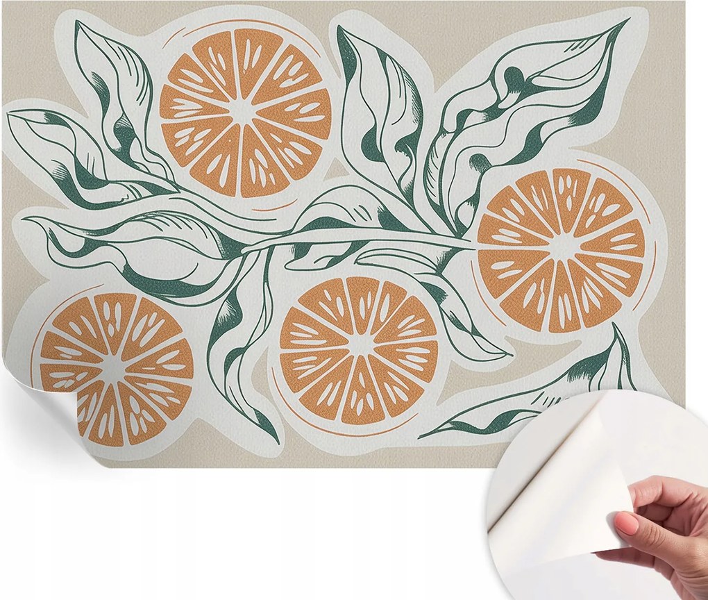 Öntapadós Dekoratív Fotótapéta Hálószobába Gyümölcsös minták 152x104 cm