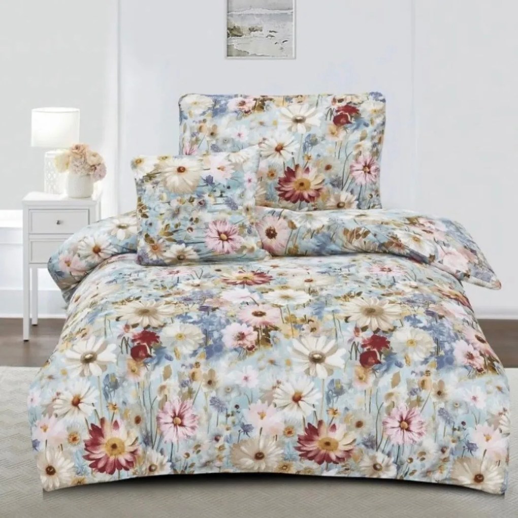 3db mikroszalas ágyneműhuzat Valentína 200x140cm90x70cm tiahome