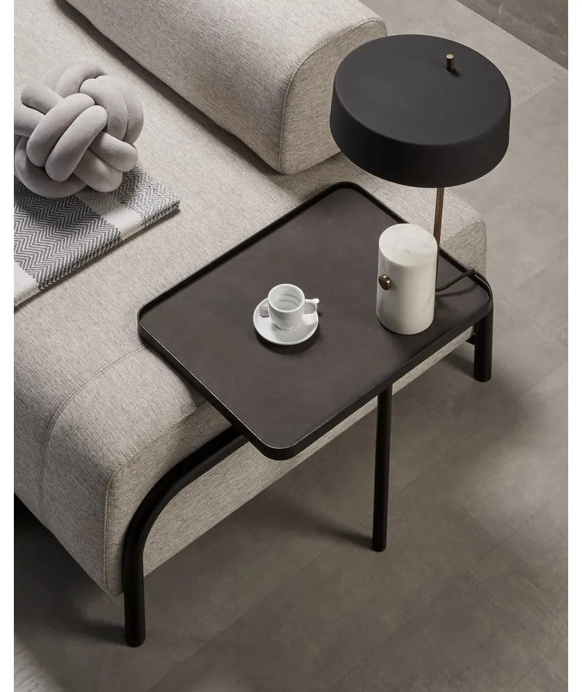 Compo bézsesszürke kanapé tárolóasztallal - Kave Home