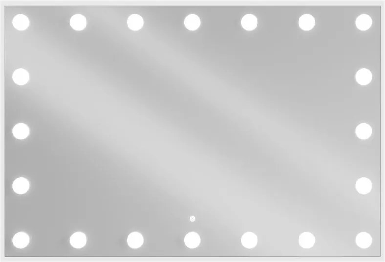 Mexen Dona LED-es fűrdőszobai tükör 120 x 80 cm, LED 6000K, páramentes - 9818-120-080-611-00