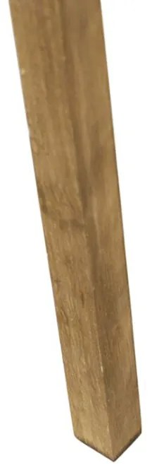 Rusztikus állvány vintage fával és fehér árnyékolóval 50 cm - Tripod Classic