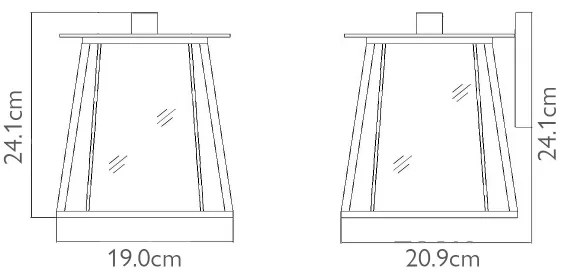 Elstead HK-WALKER2-S - Kültéri fali lámpa WALKER 1xE27/100W/230V IP44