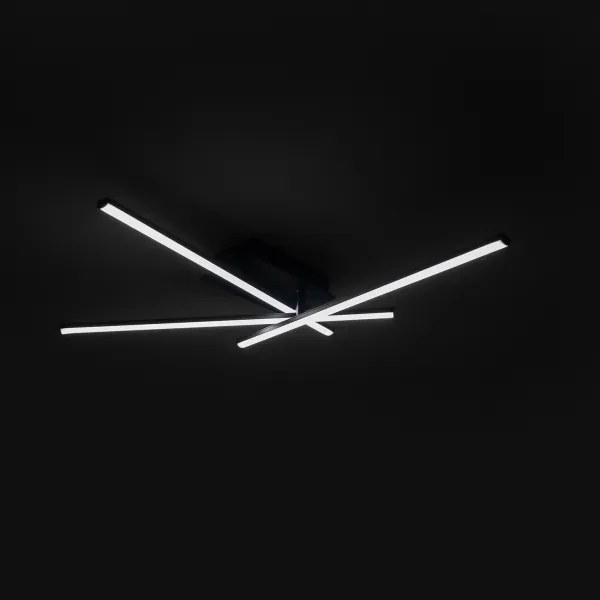 Brilagi - LED mennyezeti lámpatest STRIPES LED/30W/230V fekete