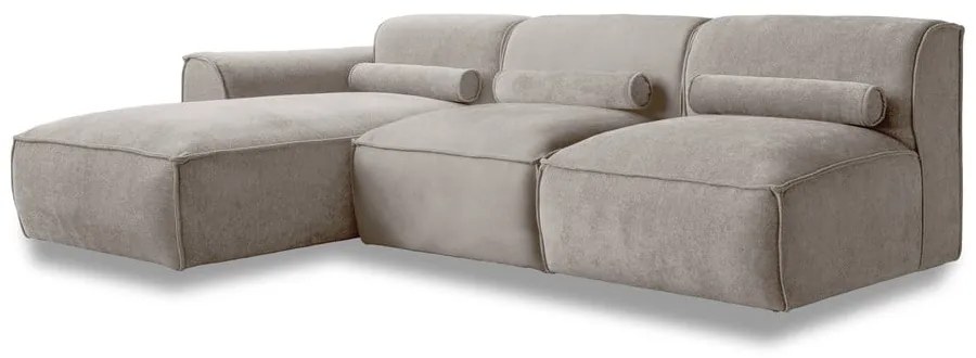 Bézs sarokkanapé (bal oldali) Flex Felix – Miuform