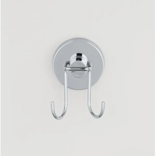 WENKO 20877100 - VACUUM-LOC kerek vízlehúzó, rozsdamentes acél/fényes króm/ezüst, 24,5x25 cm