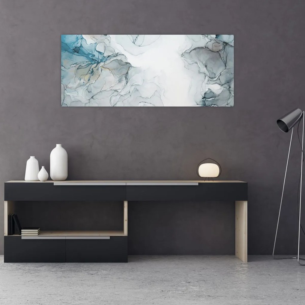 Kép - Kék márvány (120x50 cm)
