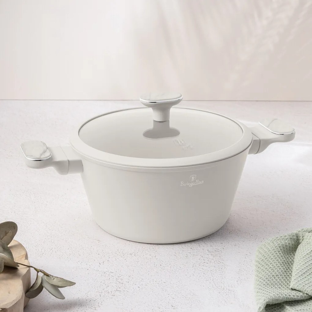 BerlingerHaus Sahara Marble titánbevonatú edénykészlet, 10 darabos