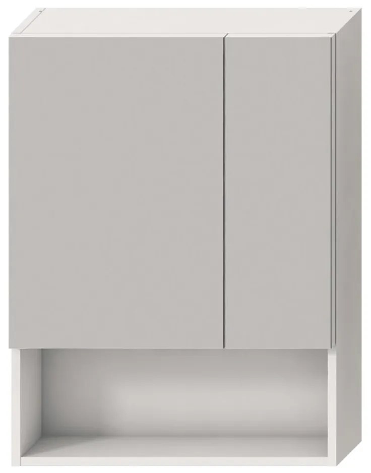 JIKA H4532410383041 - LYRA tükörszekrény polccal, 80x60 cm, fehér