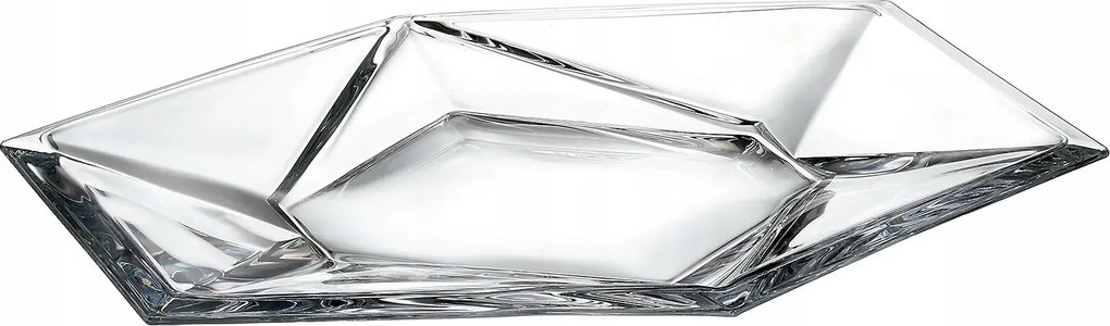 Bohemia Origami Tányér 36 cm Kristály Ajándék