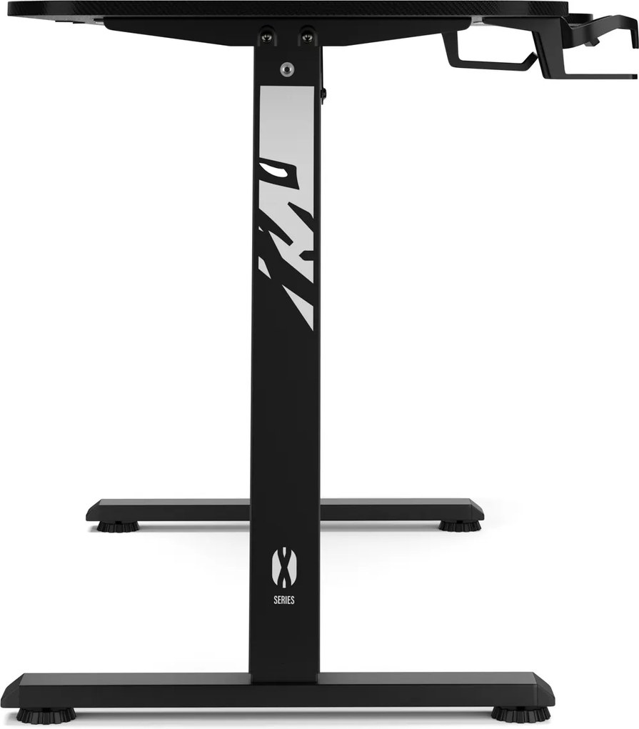 Elektromosan magasságban állítható íróasztal 160 cm fekete: Diablo X-Tensio 1600
