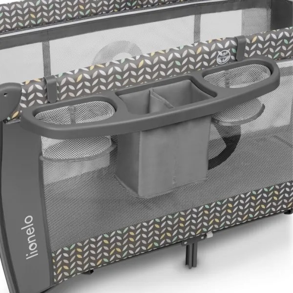 Lionelo - Utazó kiságy SVEN PLUS szürke