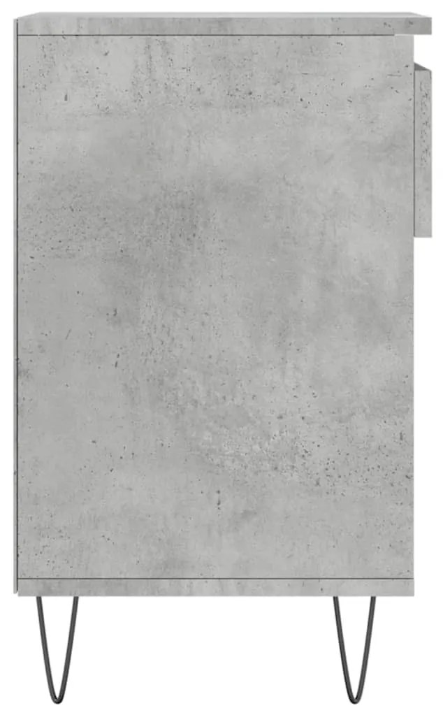 vidaXL betonszürke szerelt fa cipőszekrény 102x36x60 cm