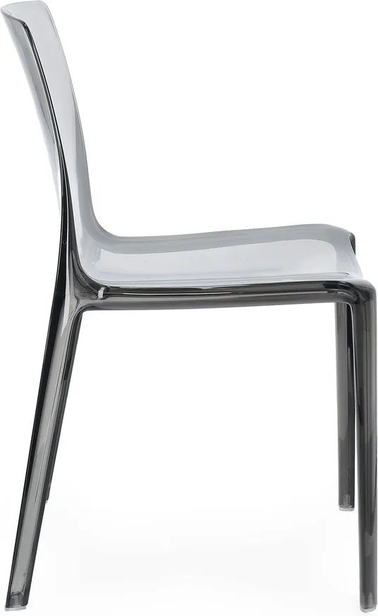 Szürke műanyag kerti szék Adele – Bizzotto