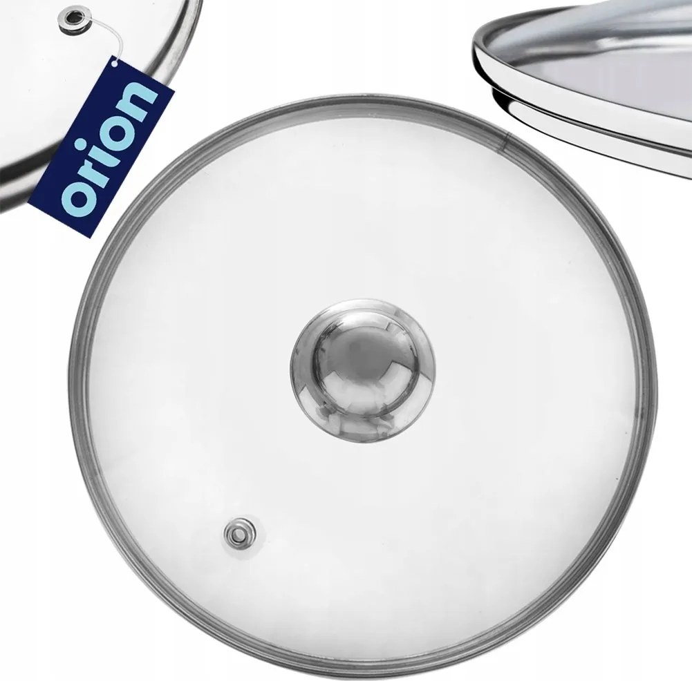 Üveg fedő serpenyő edény fedél univerzális 24 cm