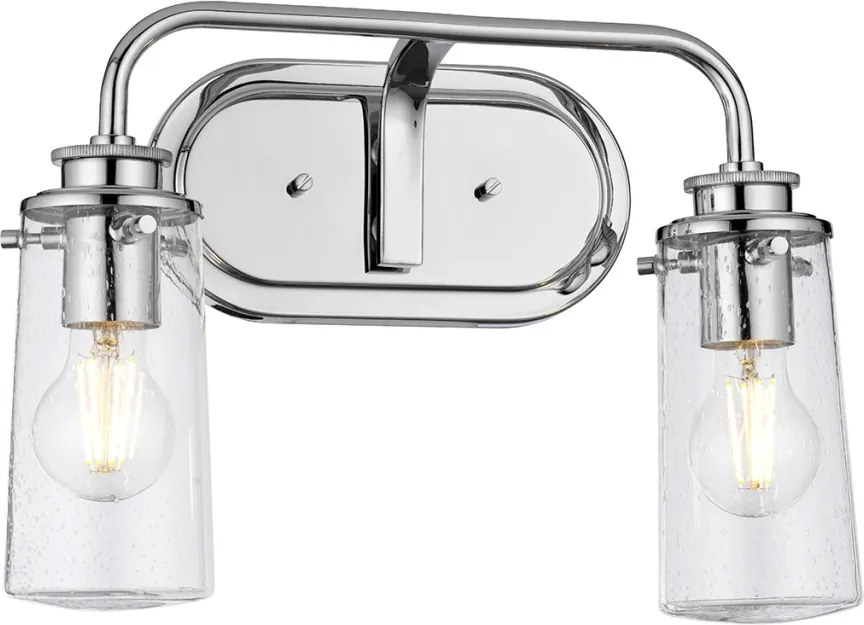 Quintiesse BRAELYN QN-BRAELYN2-PC Fali lámpa 2x40W/E27 IP44
