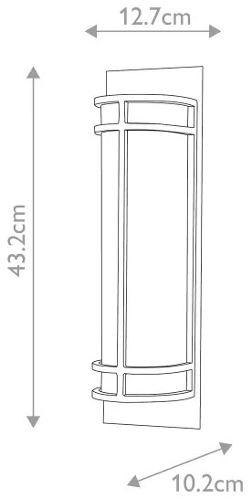 Feiss FE-FUSION2-PNBR - Fali lámpa FUSION 2xE27/60W/230V