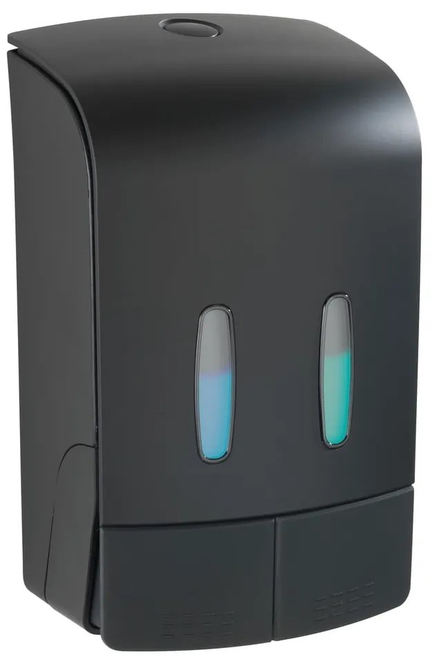 Fekete fali műanyag szappanadagoló 0.96 l Tartas – Wenko