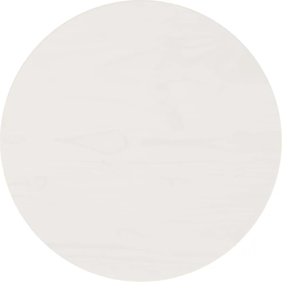 vidaXL fehér tömör fenyőfa asztallap Ø40 x 2,5 cm