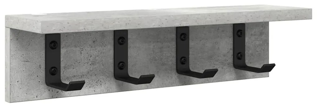 Fali Kabáthorog Beton szürke 40 x 10.5 x 10.5 cm Faanyag