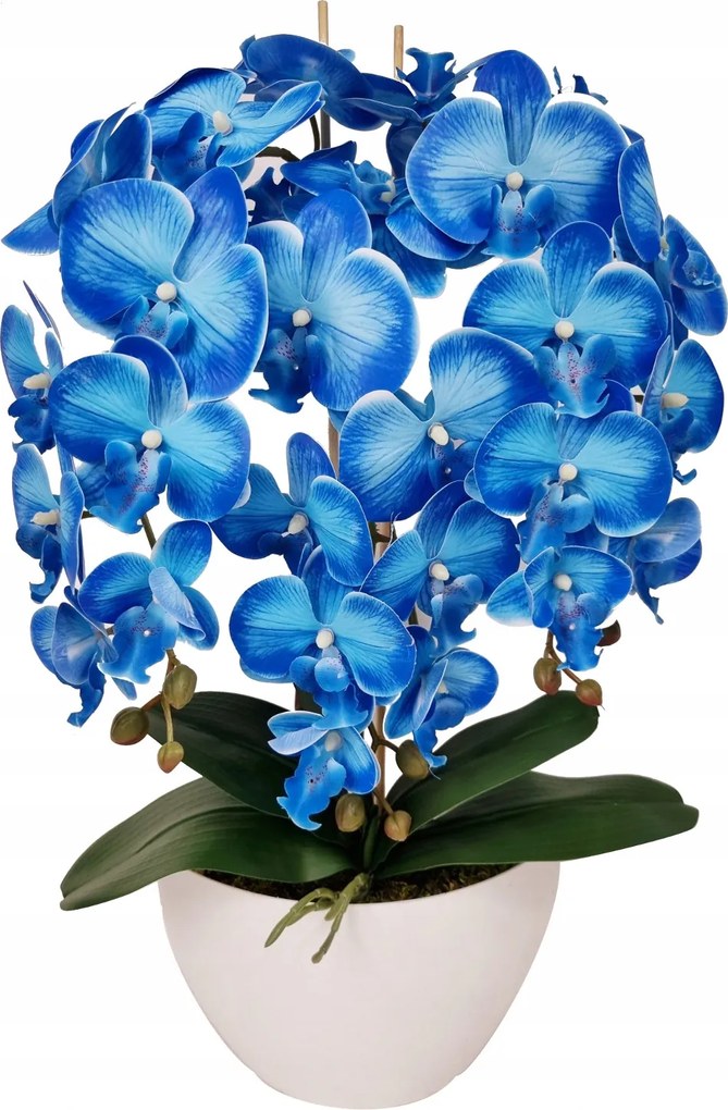 Orchidea mű orchidea cserépben virágok, mint élő 60 cm nagy