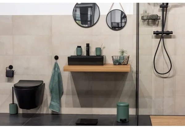 WENKO 24807100 - BELLUNO szappanadagoló 8x13,5 cm zöld/fekete