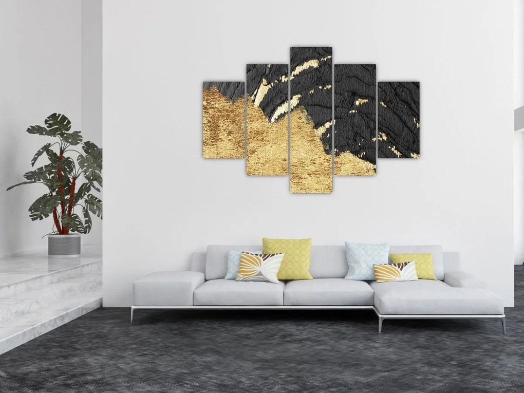 Kép - Arany szerkezet N⁰1 (150x105 cm)
