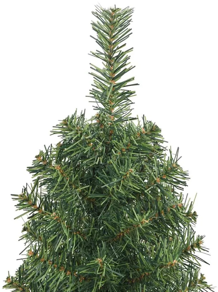 Mű karácsonyfa 150 LED-del Zöld 120 cm PVC, acél és műanyag