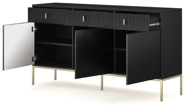 MAGGIORE MA03 3D3S CZARNY/N.ZŁOTE/U.ZŁOTE