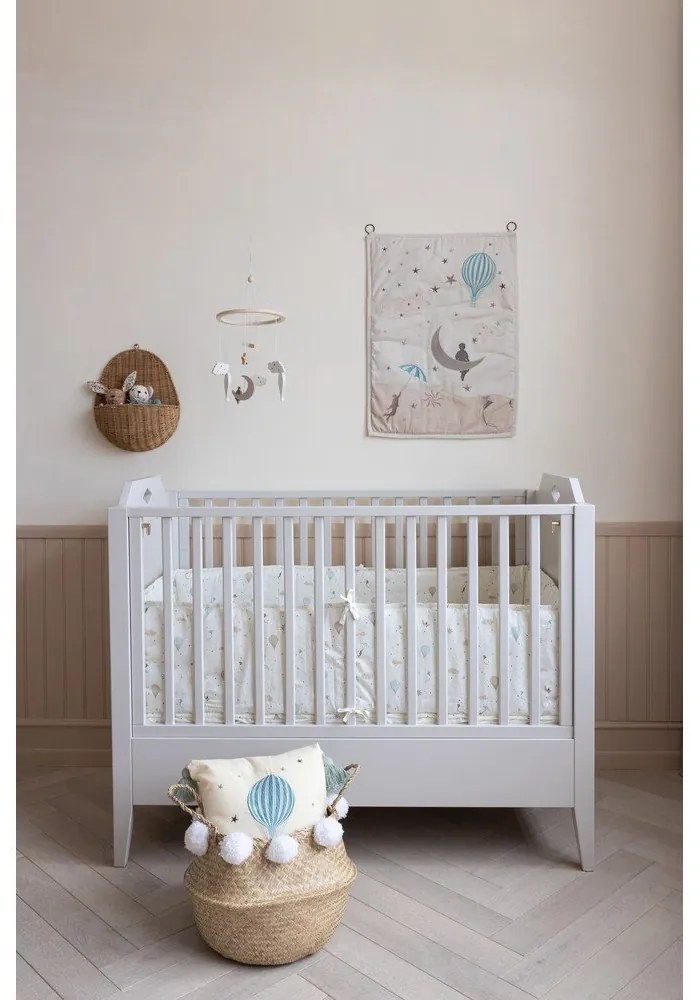 Elefántcsont színű bio pamut rácsvédő 365 cm Dreamland – Cam Cam Copenhagen