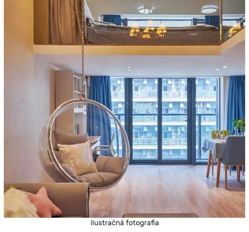 Függesztett hintafotel Belgica 1 (transzparens + arany + fehér) . 1116275
