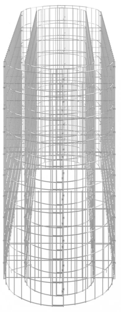 horganyzott vas gabion magaságyás 190x50x100 cm