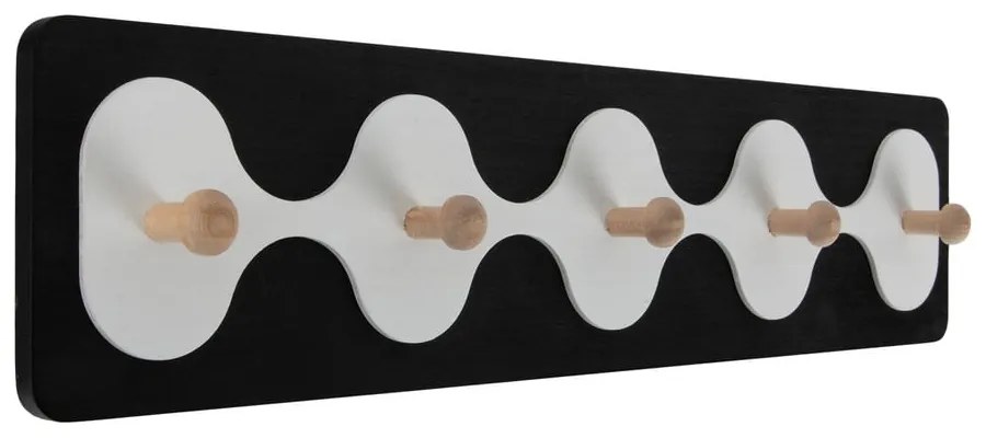 Fekete fali fogas 48 cm Rizar – PT LIVING