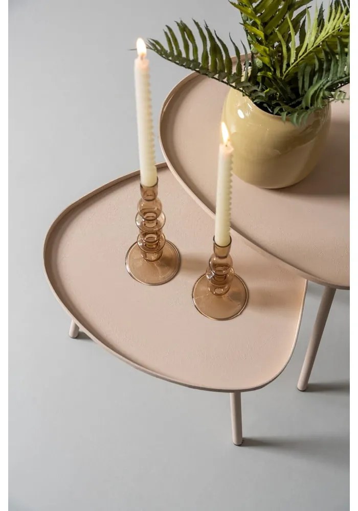 Fém tárolóasztal 49.5x54 cm Boaz – Leitmotiv